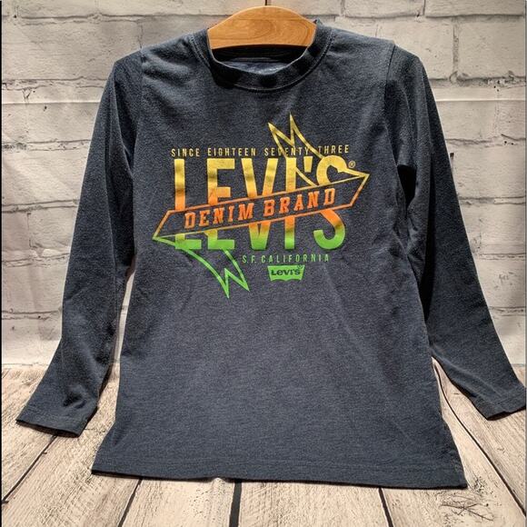 LEVI’S Boy’s Jersey “Since 1873 Levi’s Denim Brand” / Size: Small - Picture 1 of 5
